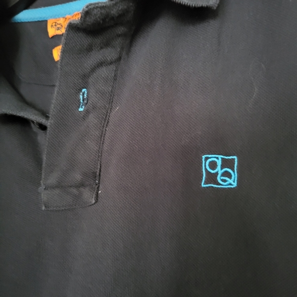 Anthony Quintana (AQ) Athletic Fit Navy Blue short-sleeved polo shirt. - Picture 1 of 4